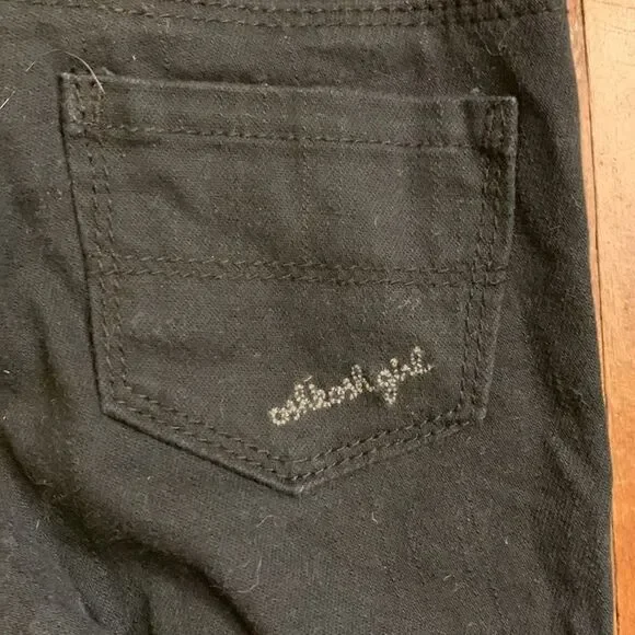 Oshkosh jeans 3T black skinny jeans adjustable waist cotton spring neutral - Picture 3 of 5